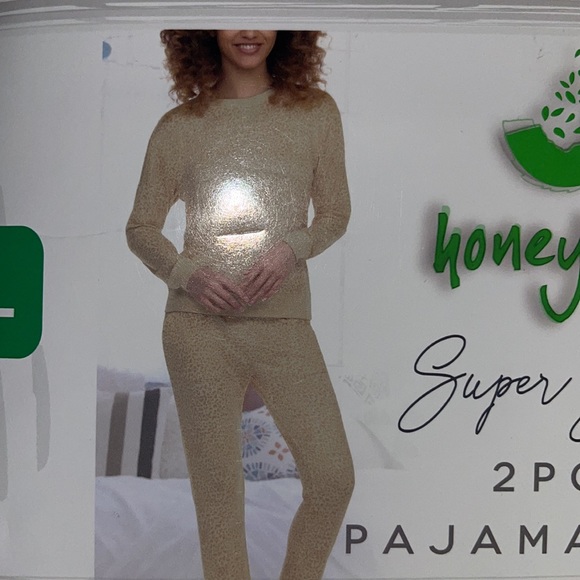 NWT Honeydew super soft pajama set size XLG animal print calm cheetah super soft - Picture 4 of 6